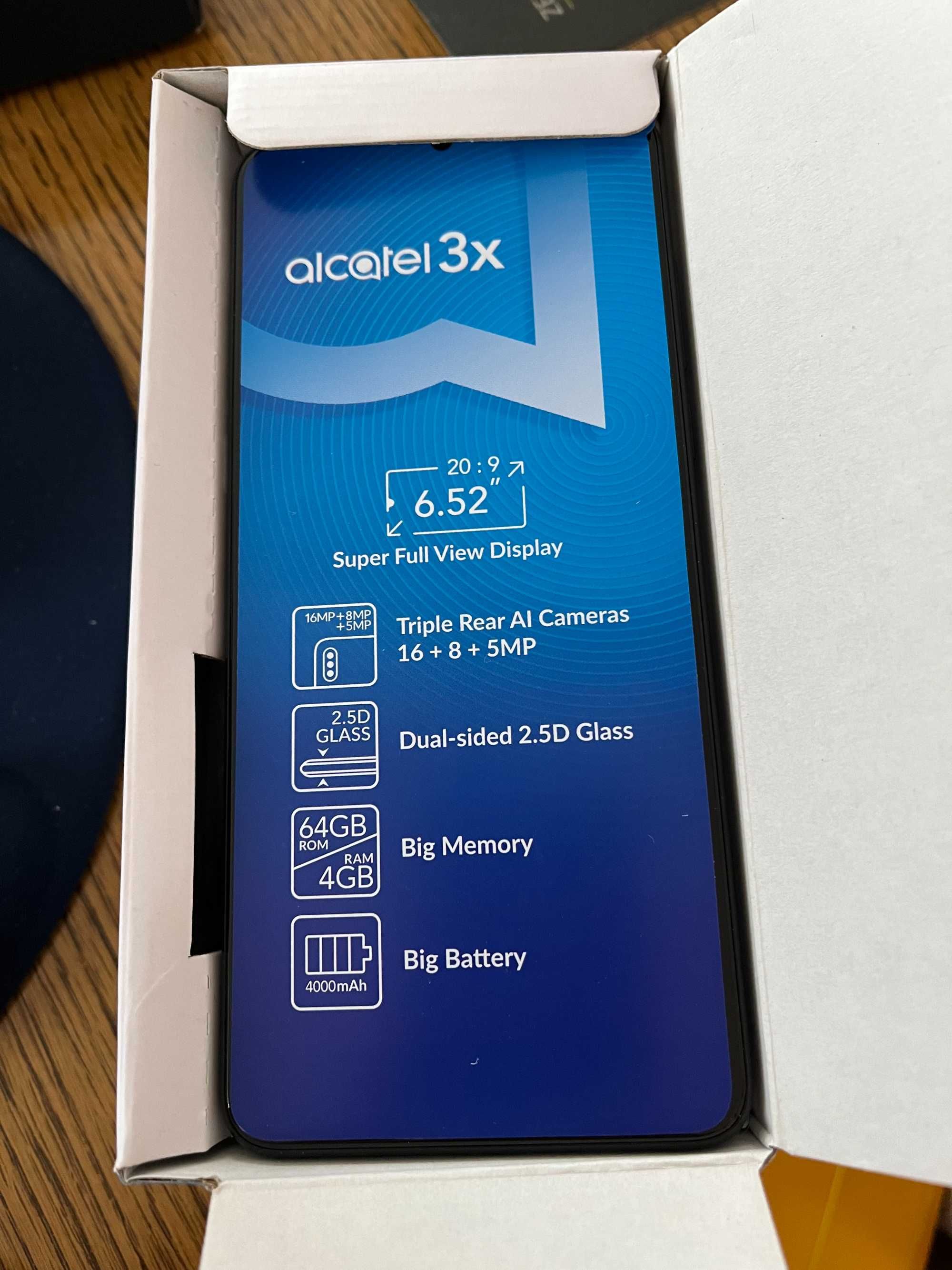 Telefon Alcatel 5048Y czarny, nowy