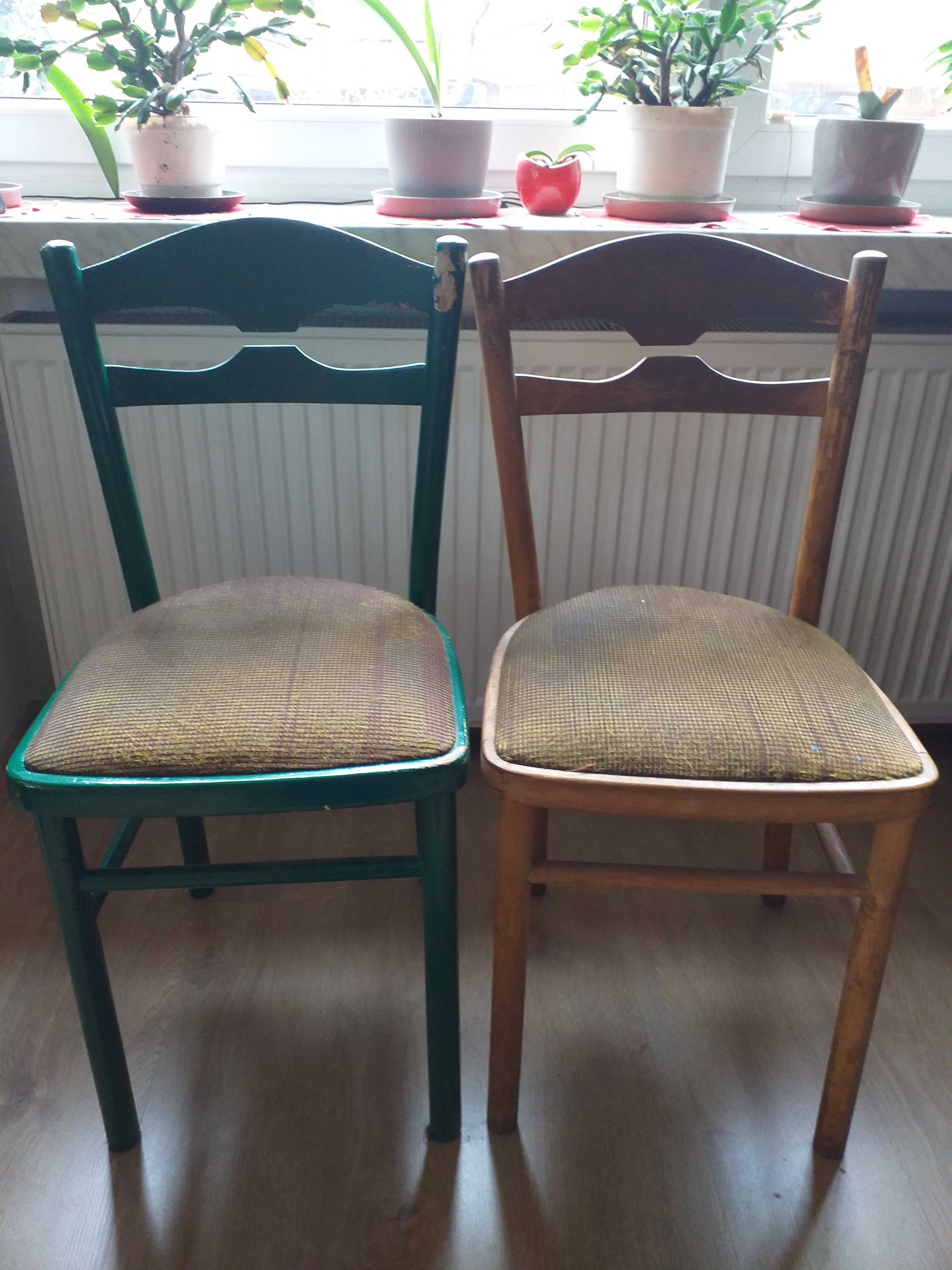 Cztery krzesla, do renowacji