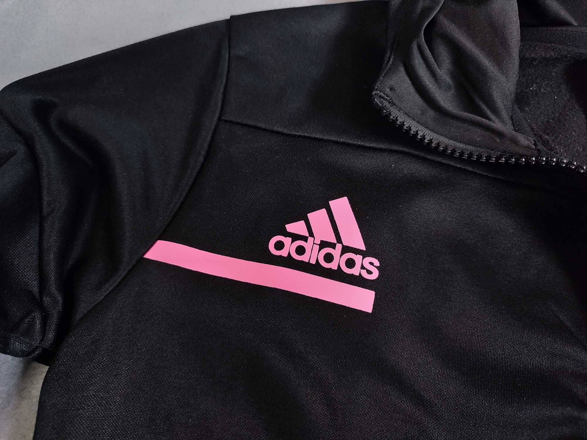 Детская спорт кофта Adidas ФК Реал Мадрид, чёрная, 13-14 лет, 164 см