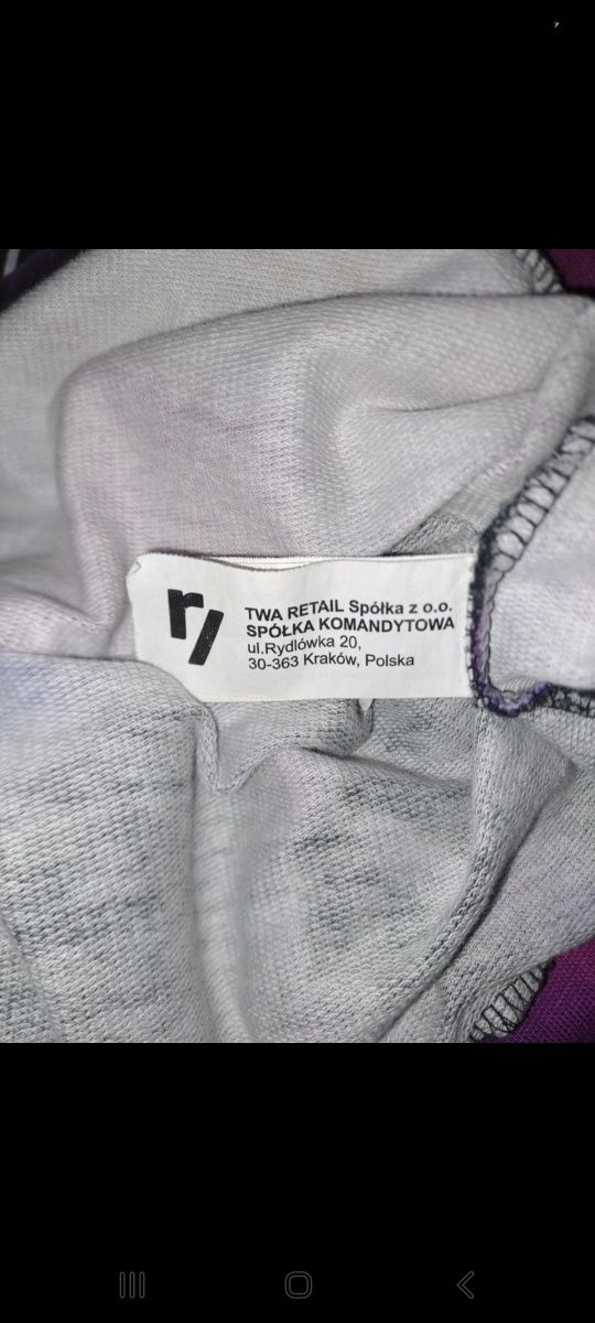 Bluza czarno fioletowa