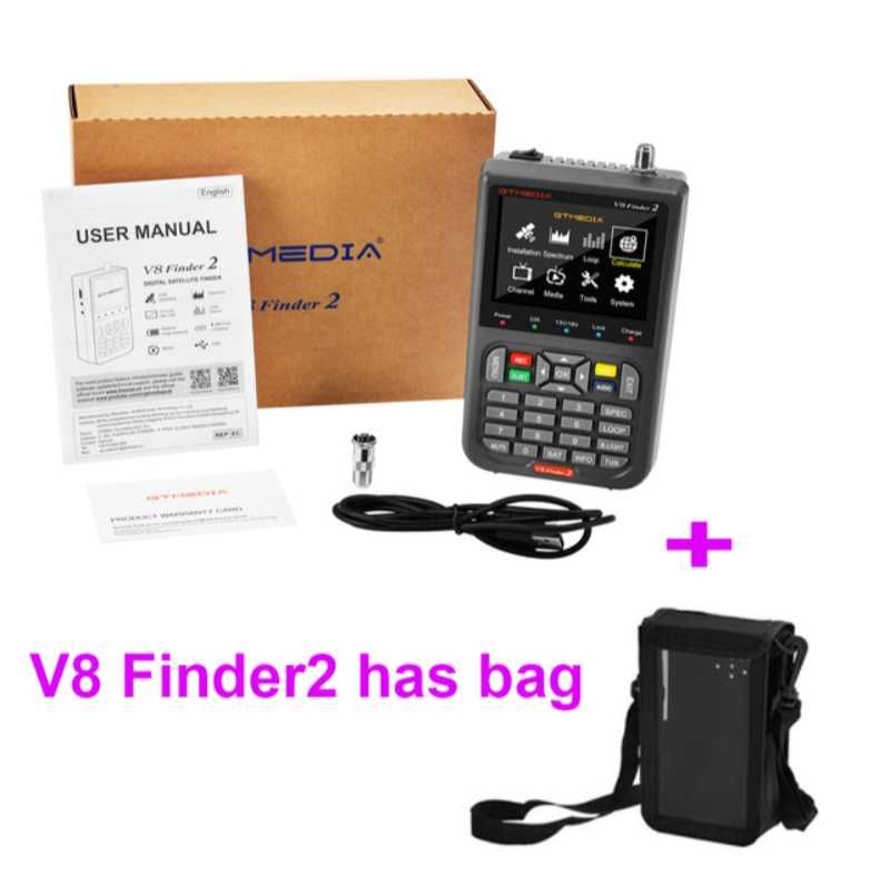 GTMedia V8 Finder 2- Medidor de Campo - Sintonizador Satélite DVB-S/S2