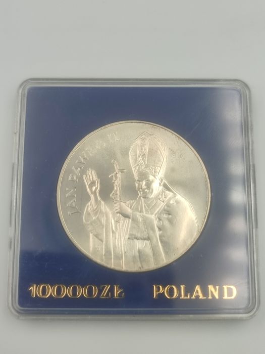 Jan Paweł II 10000 zł 1987