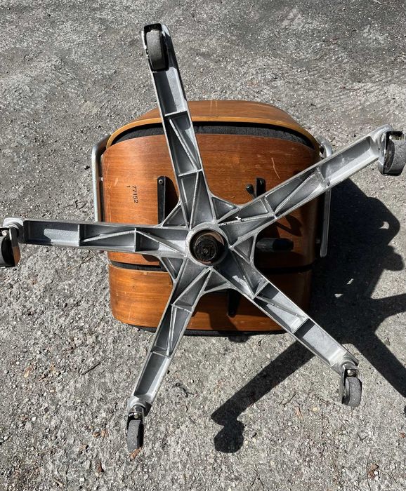 Unikat! Fotel obrotowy Stoll Giroflex lata 60 vintage