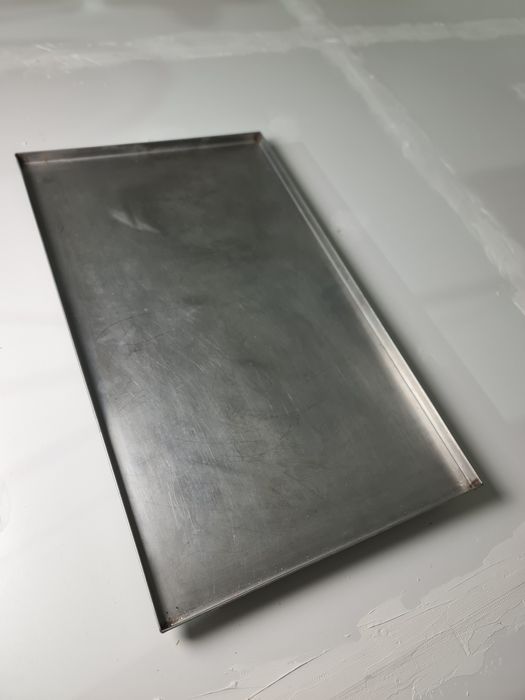 Tabuleiro de cozinha industrial inox 76x44x2cm