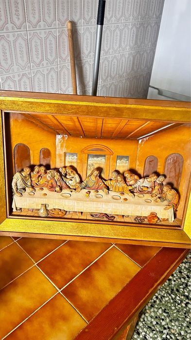 Quadro Santa Ceia 3 D