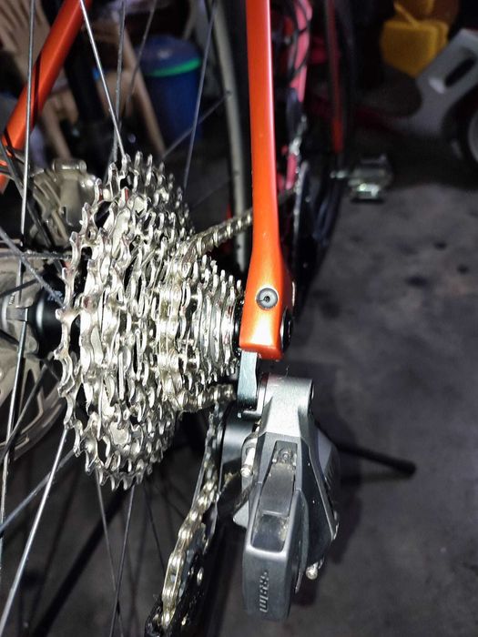 bicicleta basso astra  sram rival axs 2x12 rodas carb. ffwd, como nova