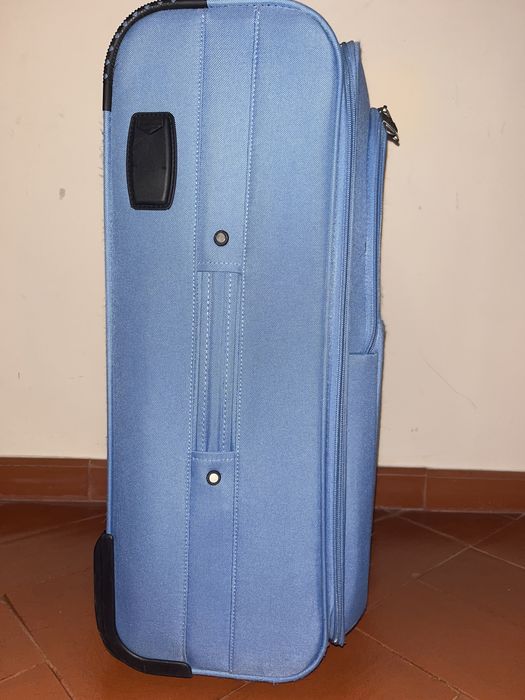 Mala de viagem azul clara tamanho grande