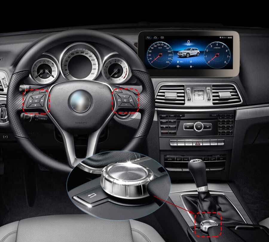 CarPlay Android Mercedes E W212 NTG4.5 Radio USB GPS WiFi 4G MP3 MP4