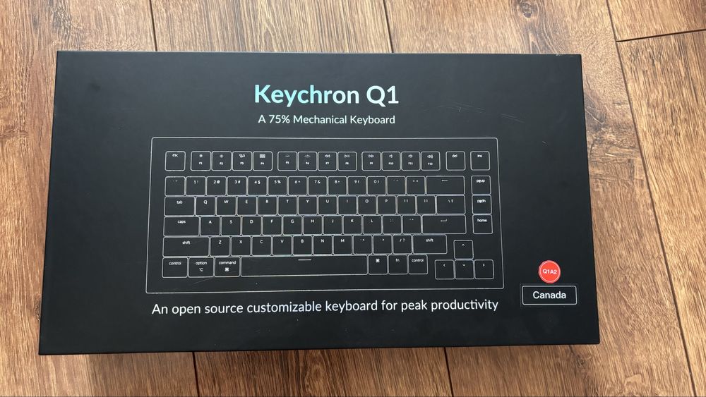 Кастомна клавіатура Keychron Q1 + Boba U4T + ePBT 9009