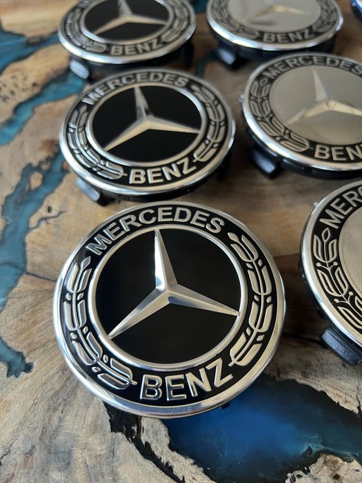 Ковпачки для дисків Mercedes-Benz 75мм.