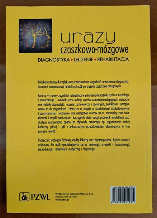 Nowa: "Urazy czaszkowo-mózgowe. Diagnostyka, leczenie, rehabilitacja"