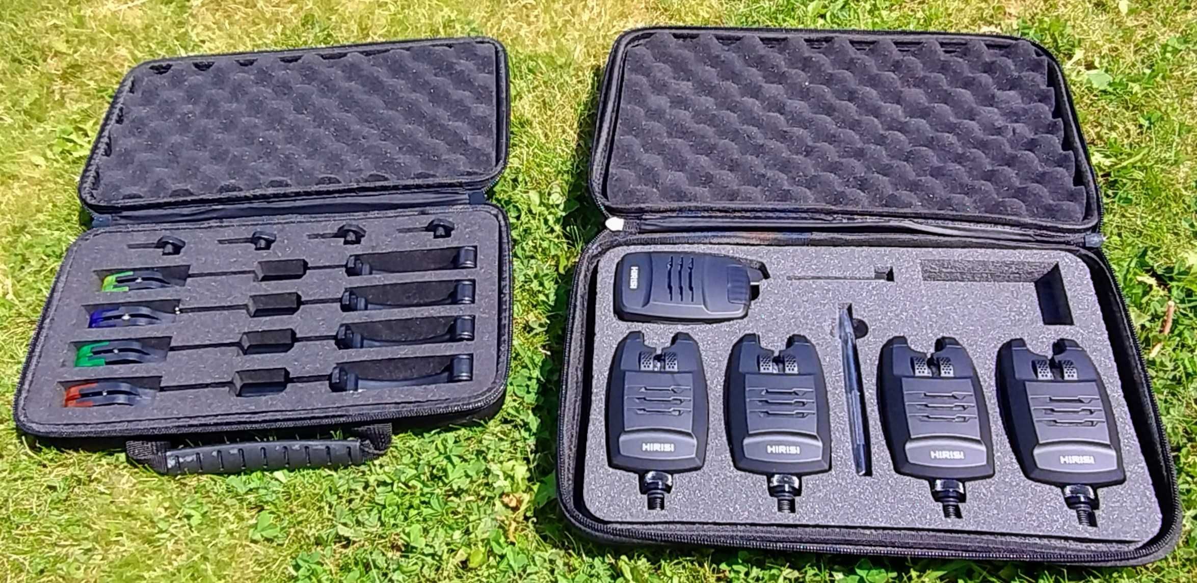 Zestaw sygnalizatory brań HIRISI 4+1 oraz swingery