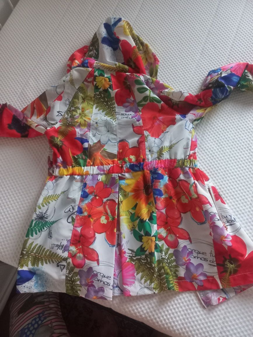 Desigual kolorowa parka jak nowa 40