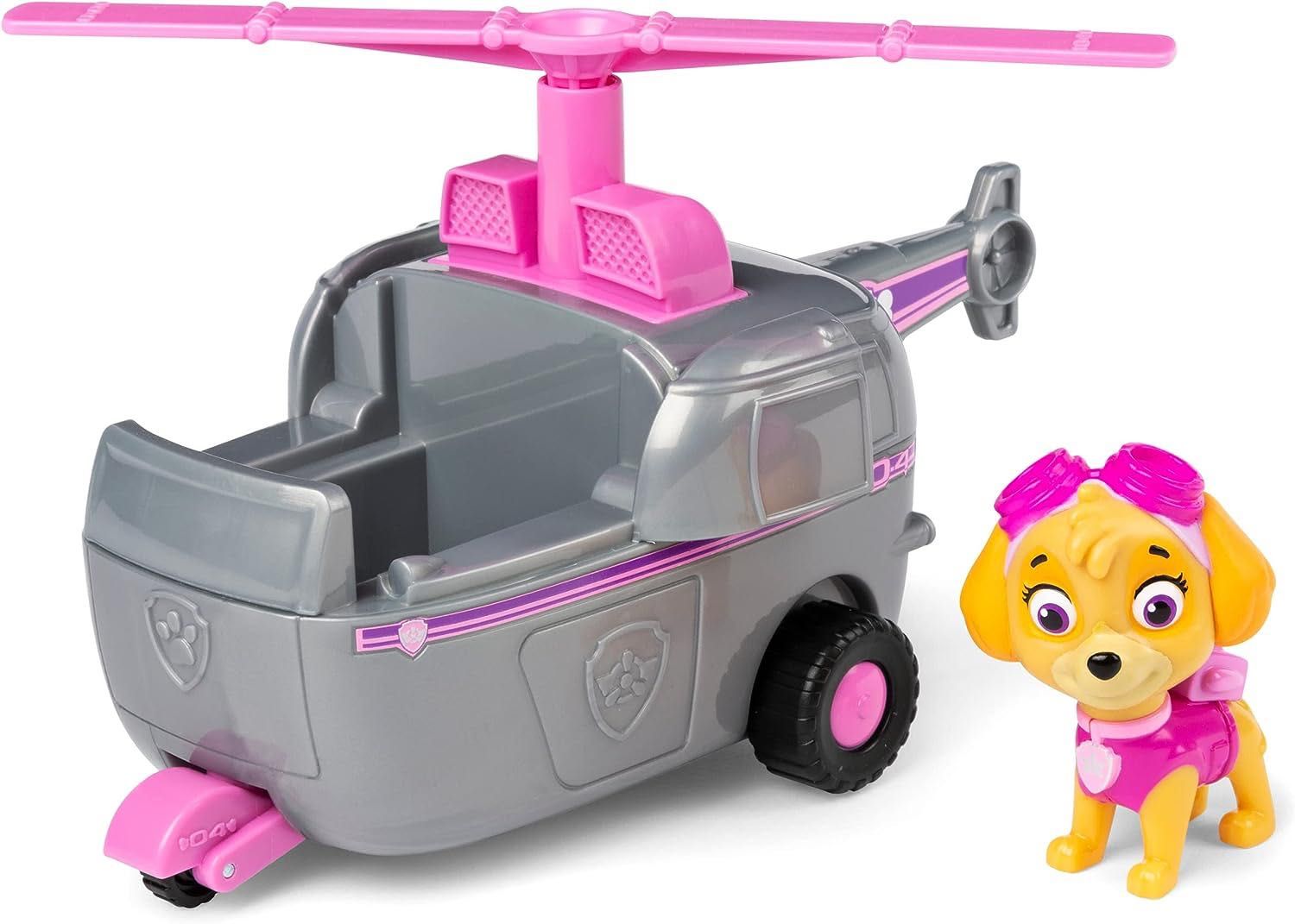 Щенячий патруль Paw Patrol Скай Маршал, 6 штук метал, Неон