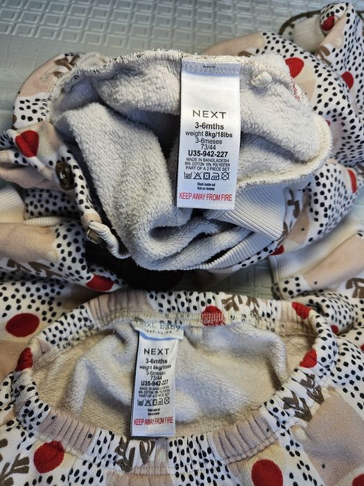 Next новорічний костюм 3-6 місяців weight 8 kg
