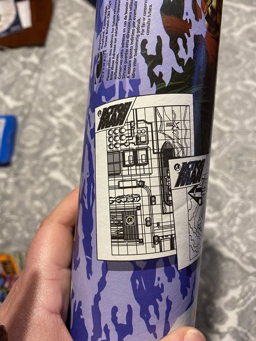 4 Posters Action Man para pintar - Novo