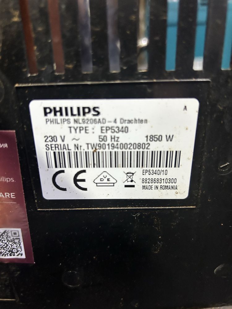 Philips ep5340 lattego ekspres do kawy serwis