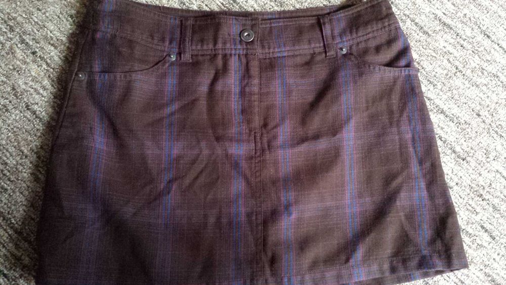 Spodniczka H&M brazowa kratka