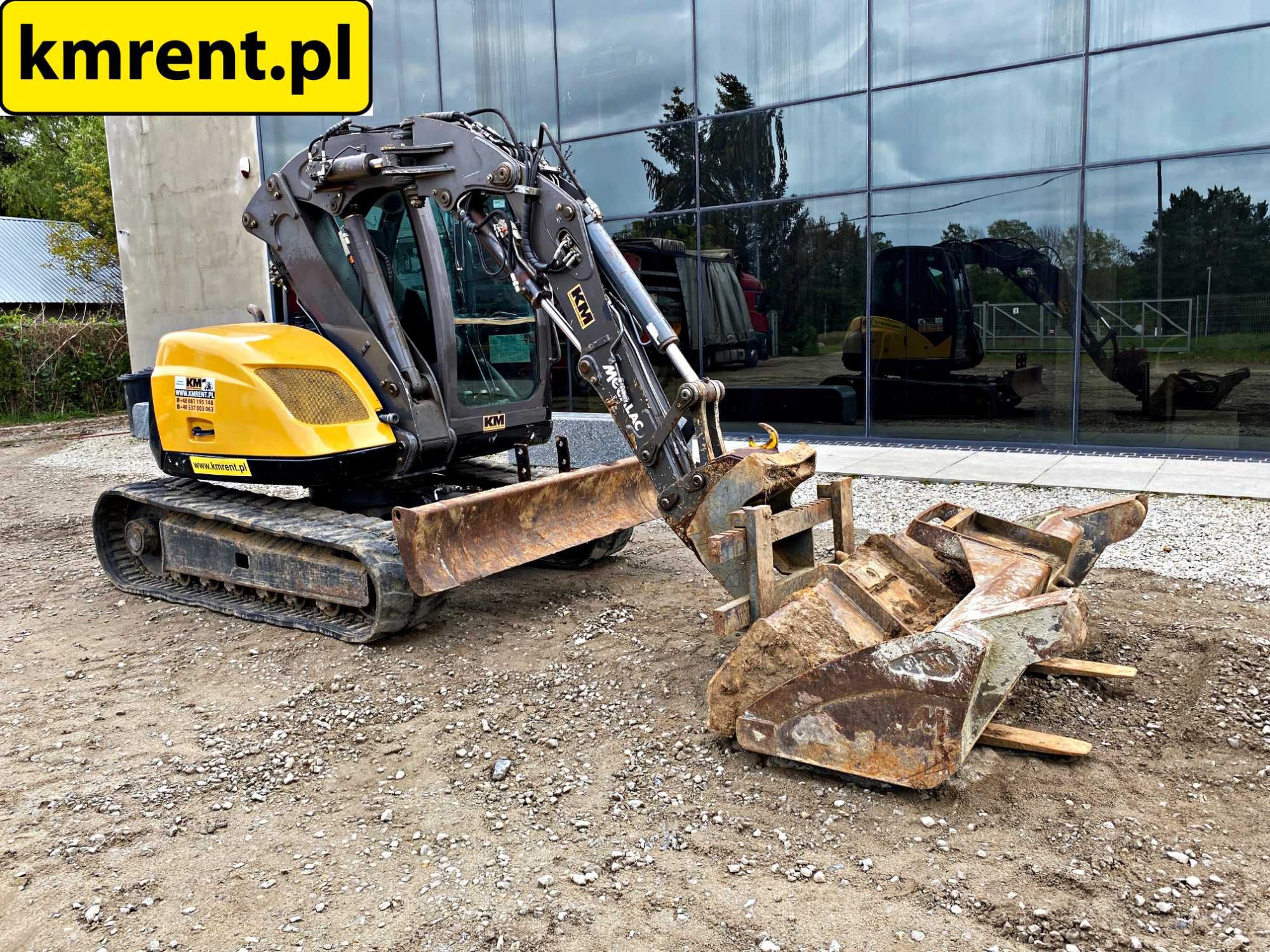 MECALAC 8 MCR mini koparka | MECALAC 6 MCR 10 MCR,JCB 8080,8085,8065