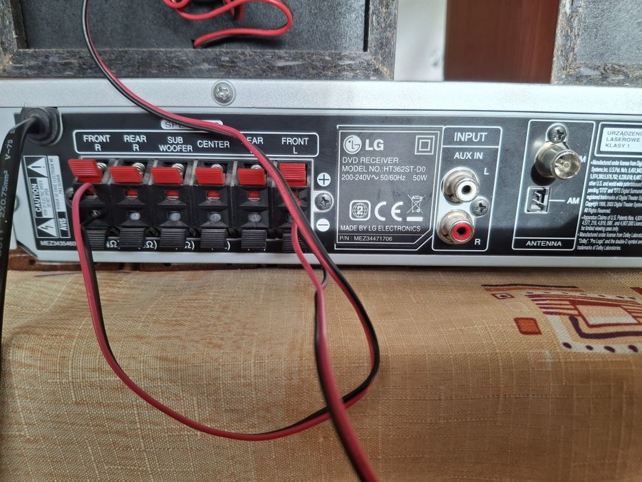 Amplituner LG HT362 i 2 kolumny
