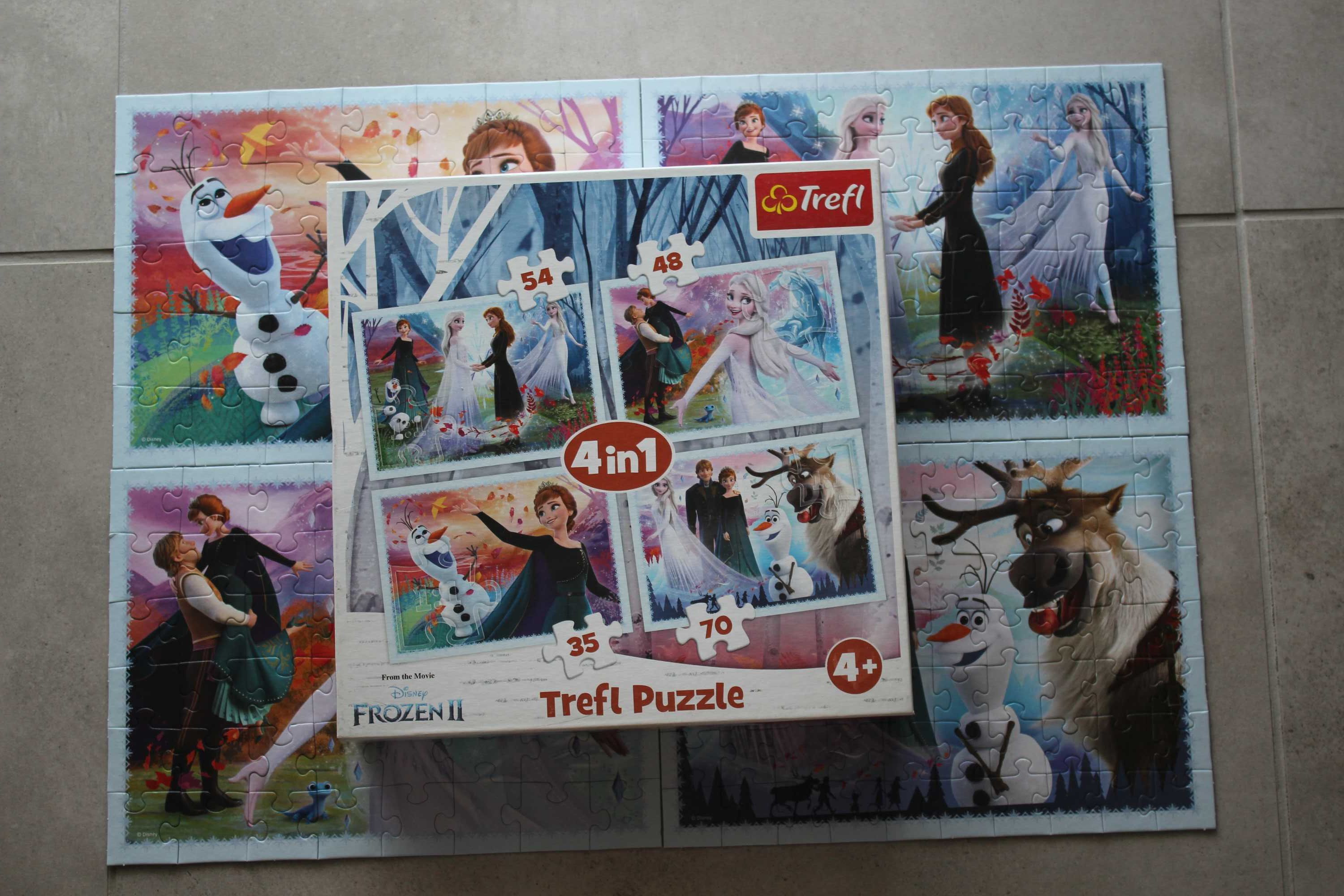 Puzzle dla dzieci - 4w1