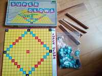 Gra retro planszówka Super Głowa Big Fun - polski odpowiednik Scrabble