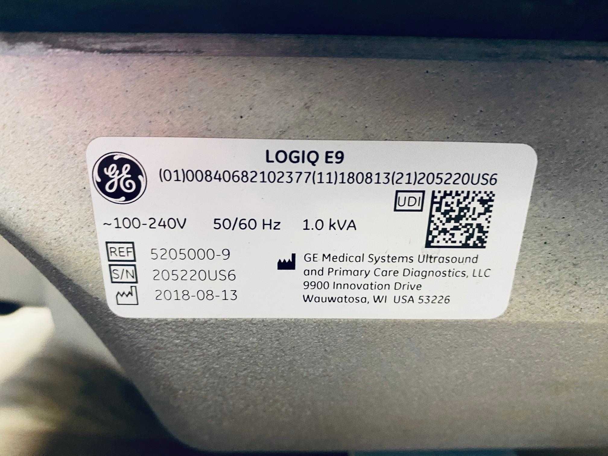 УЗД GE Logiq E9  XDclear 2.0  2018 р.в.