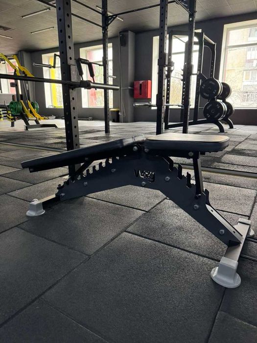 Лавка для жима B650 Скамья жимова регульована фітнес Лава жиму гантель