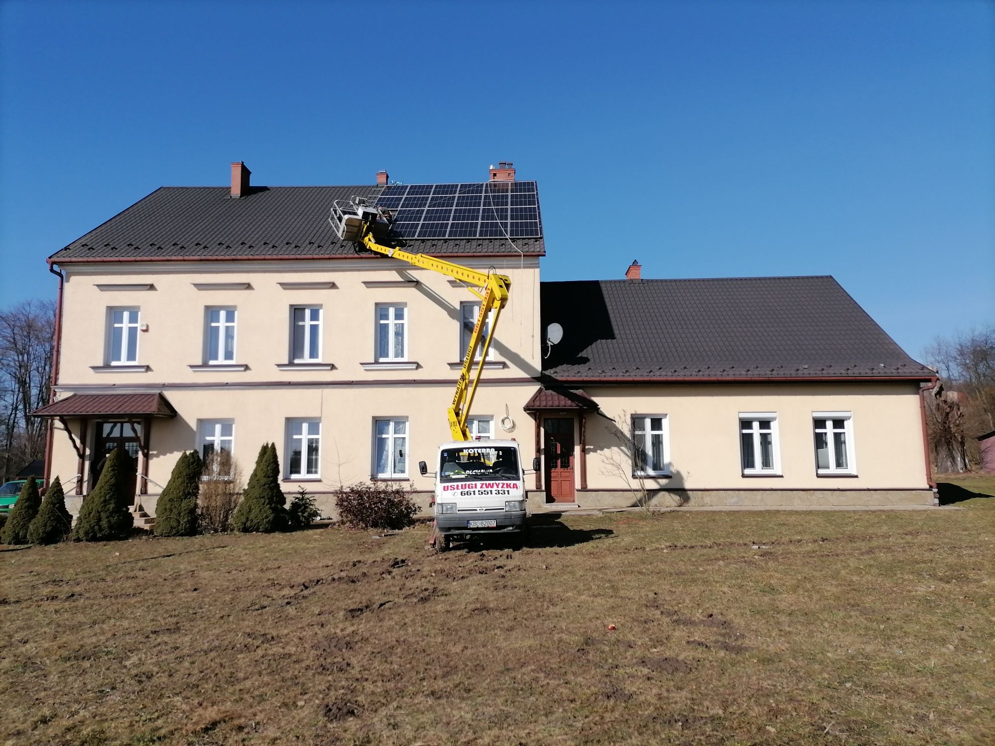 PODNOŚNIK KOSZOWY Zwyżka 19,5m Polecam. N.Wiśnicz,Bochnia , KOTERBA