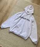 Szara bluza z kapturem Yeezy Gap Gosha Black Dogs Hoodie boxy oversize
