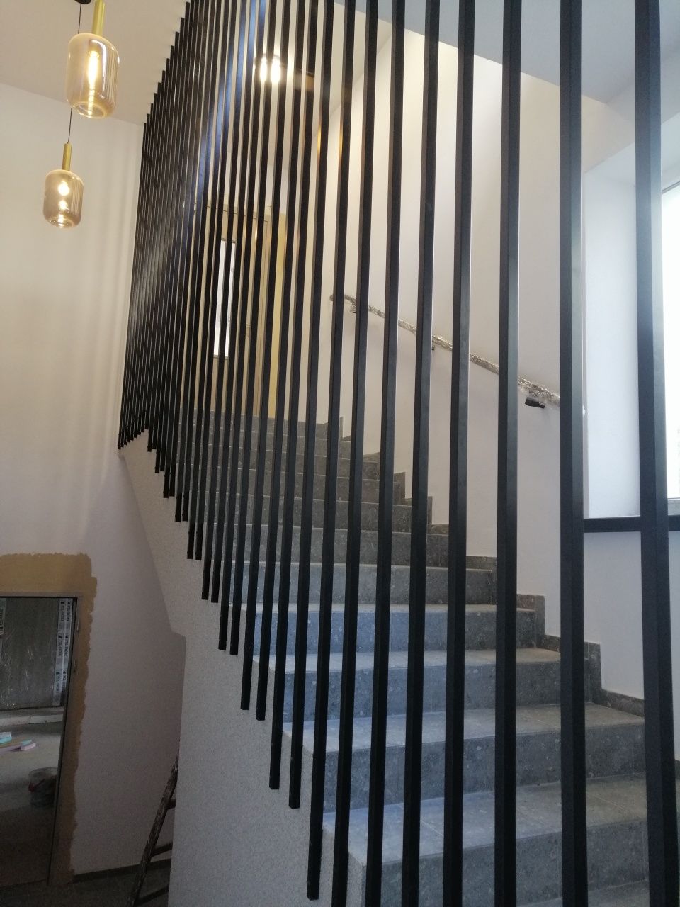 Barierka harfa lamele loft nowoczesne
