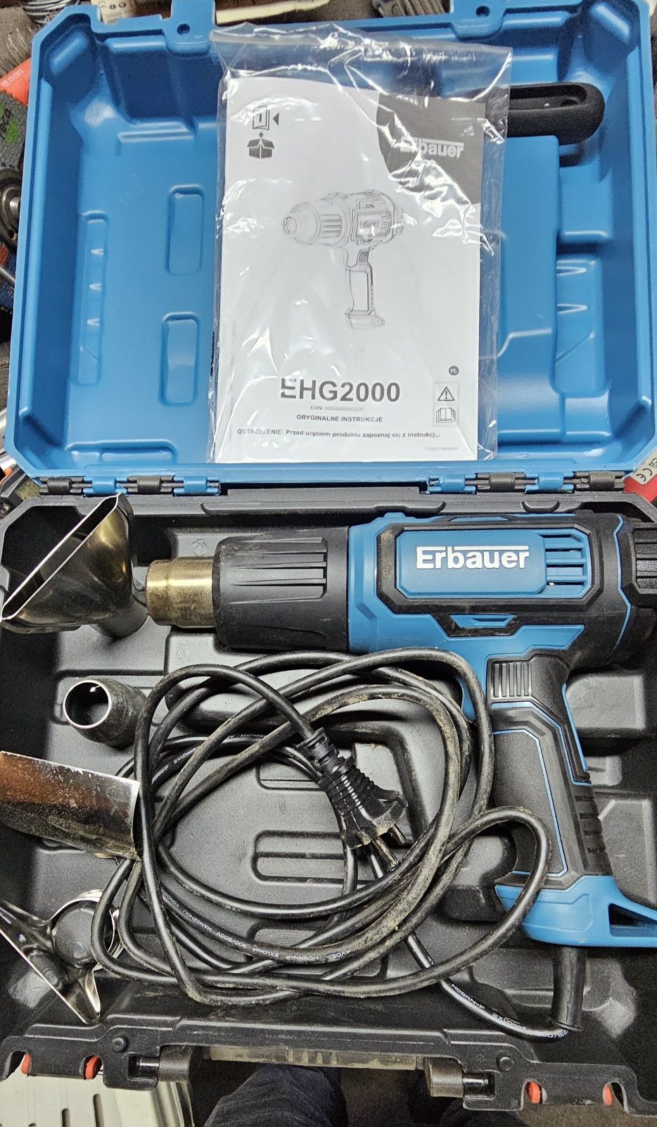 Opalarka Erbauer EHG2000 LCD 2000 W