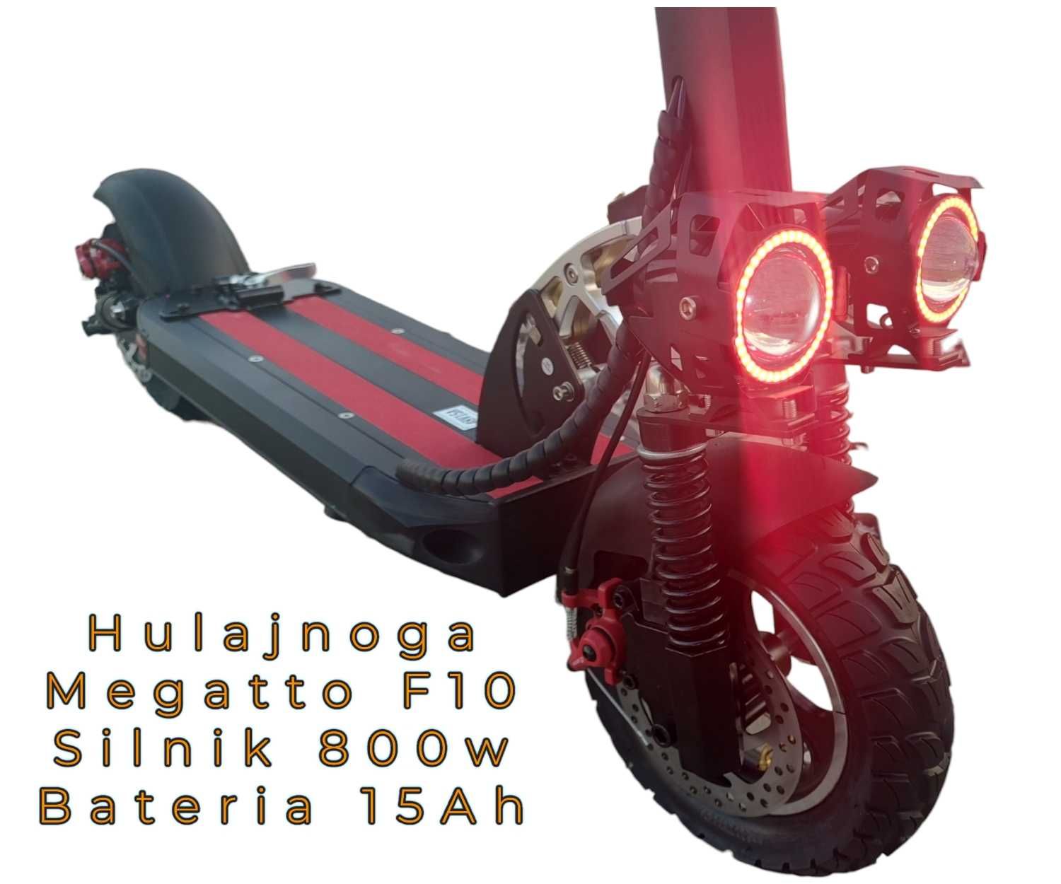 Hulajnoga Elektryczna MEGATTO F10 PRO moc 800W zasięg nawet do 45km