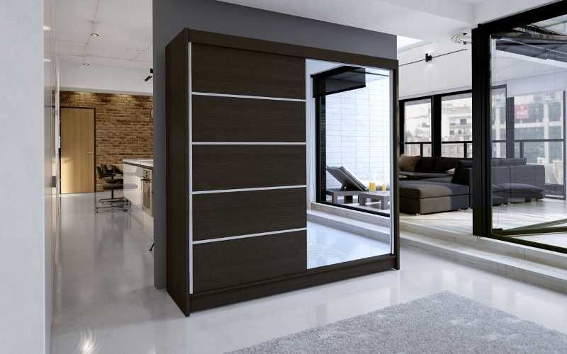 Szafa Przesuwna Garderoba KLEO 3 180cm LED 10 dni