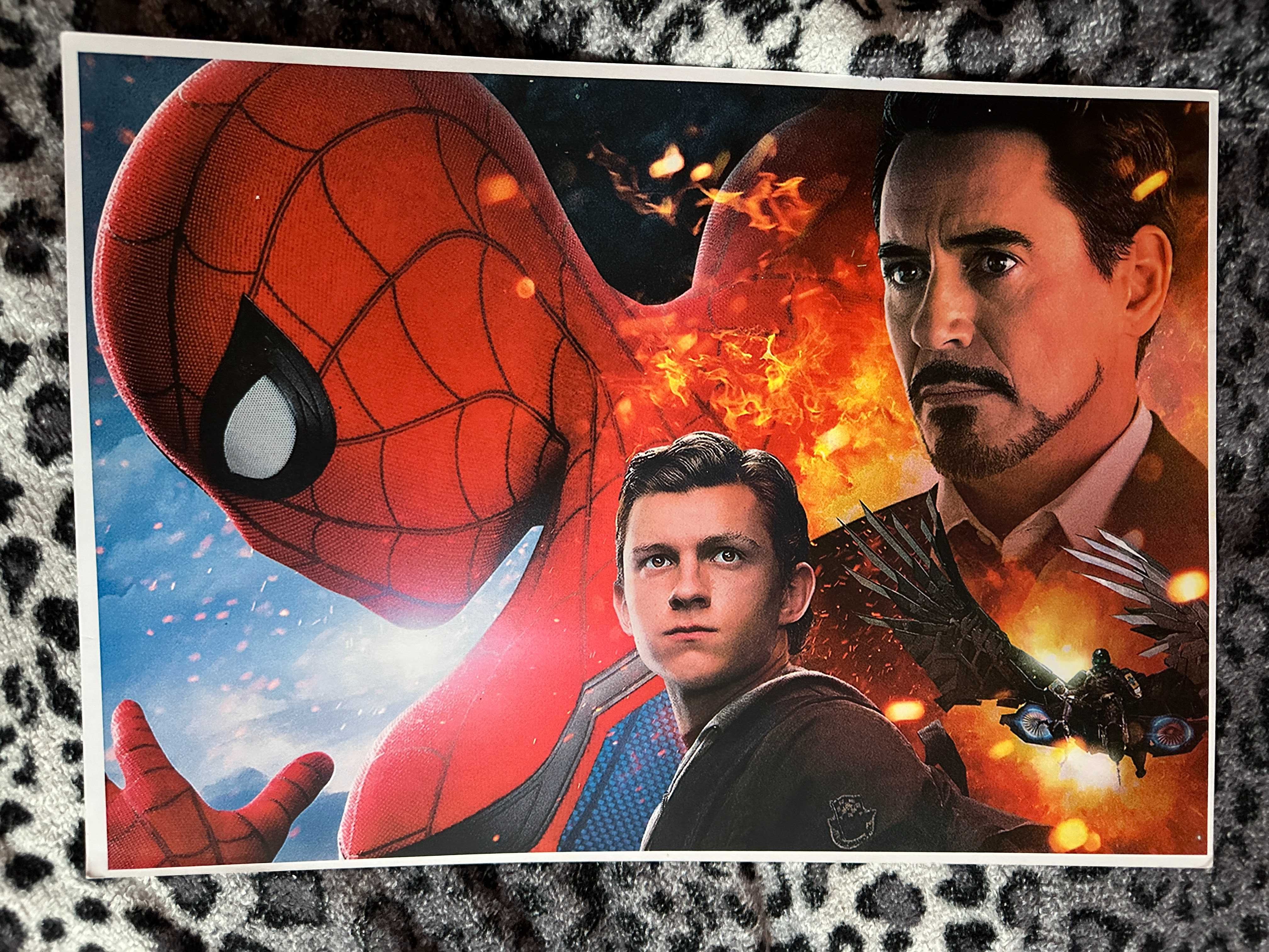 Spider Man plakat marvel tom holland stark duży A3 poster prezent