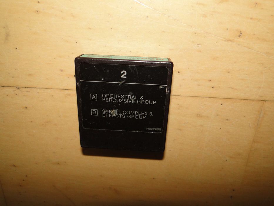 Oryginalny Cartdridge YAMAHA DX7 1 Master Keyboard Plucked Group.Japan