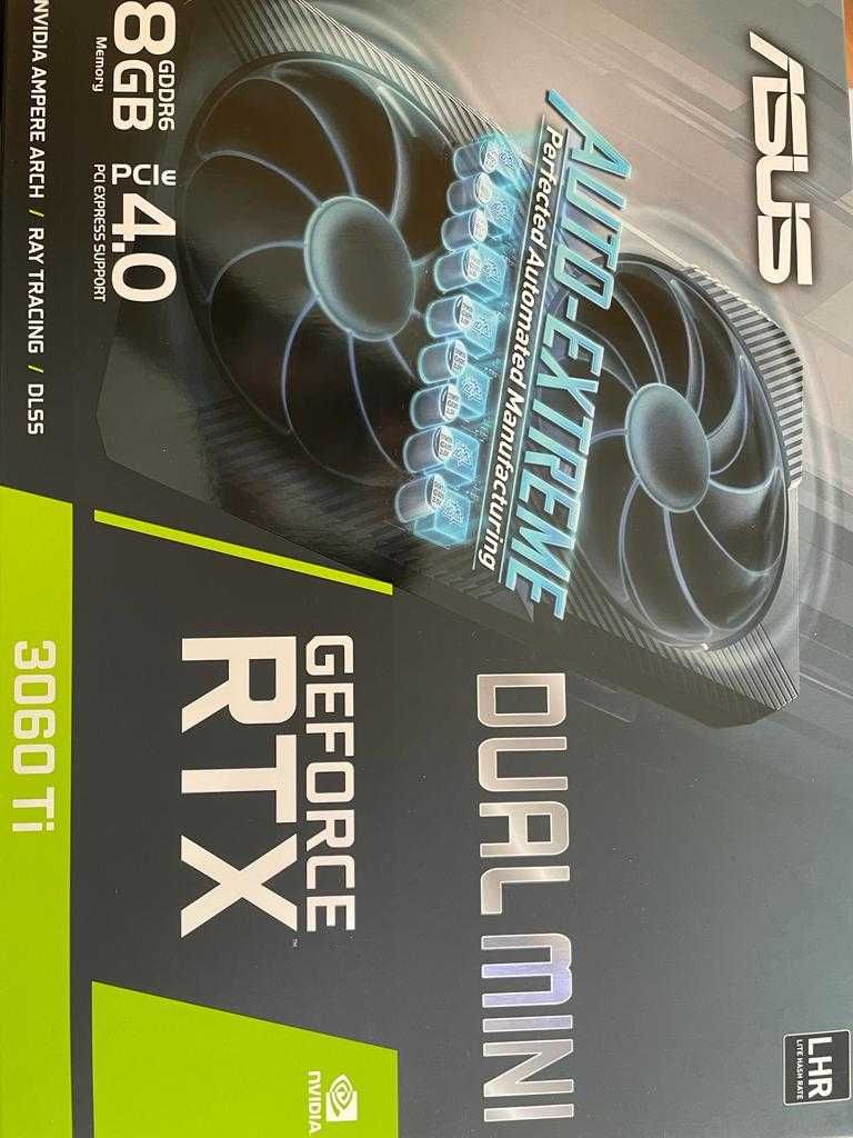 Placa Gráfica Asus Dual GeForce RTX 3060 Ti Mini 8GB GDDR6 OC Edition