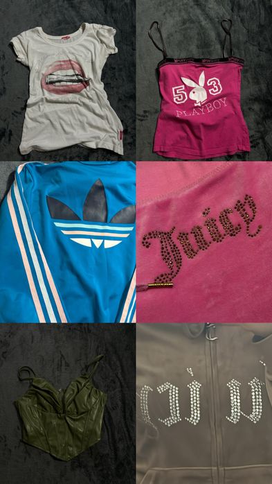 Juicy, adidas, y2k