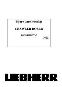 Katalog części Liebherr PR 754