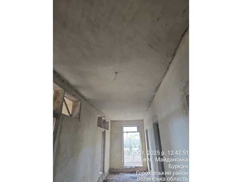 ПРОДАЖ - Закінчений будівництвом об’єкт ЗОШ 1 ст, 191,3 м2  с.Буркачі