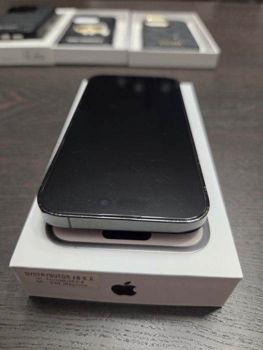 iPhone 14 Pro Space Black 128GB komplet z 3 pokrowcami gratis