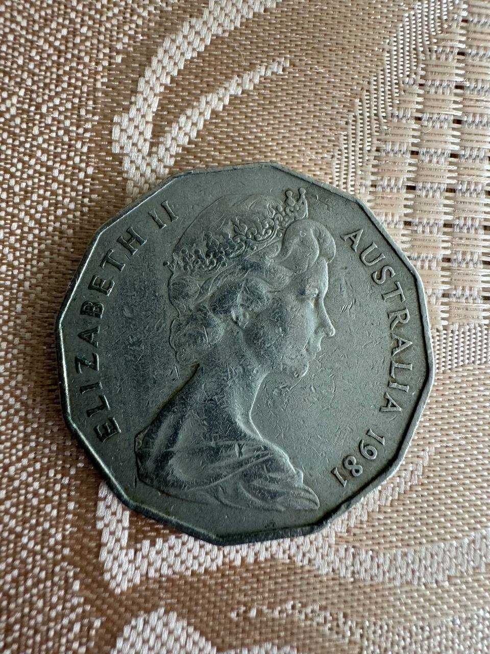 Австралия 50 центов 1981