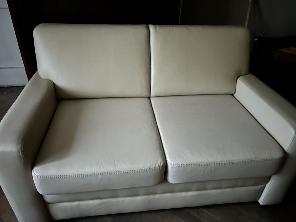 Sofa eko-skóra rozkladana