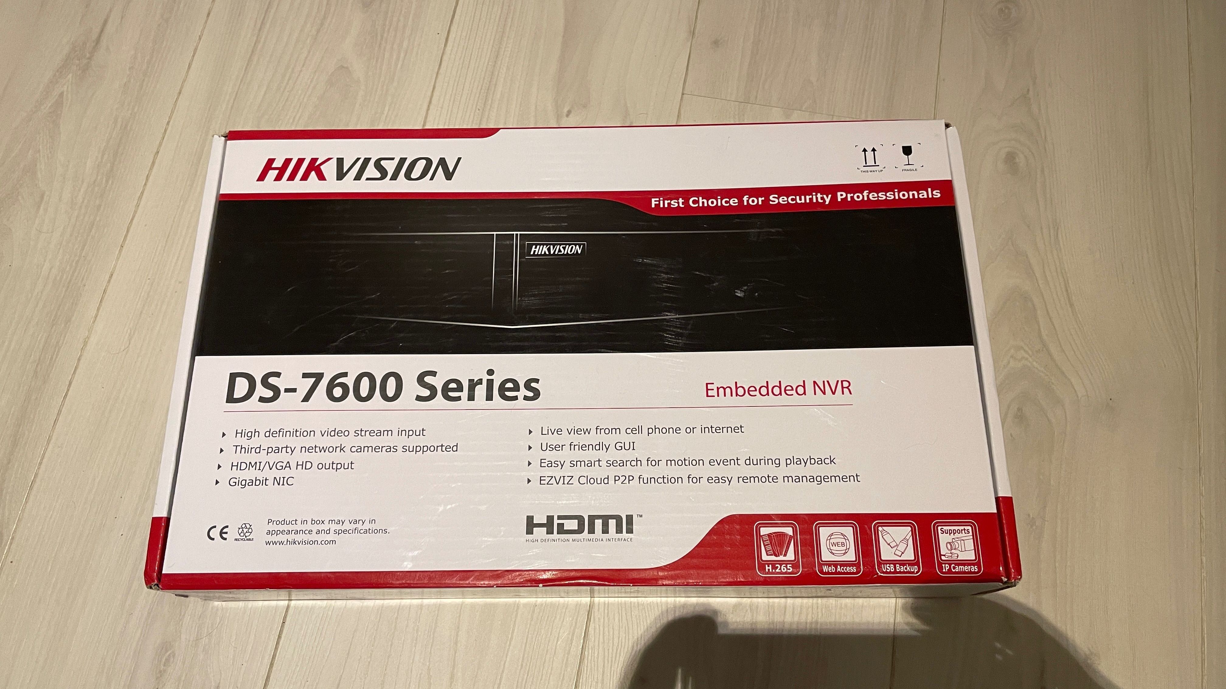 Мережевий відеореєстратор (NVR) HIKVISION DS-7608NI-K1(B) + 4 камери