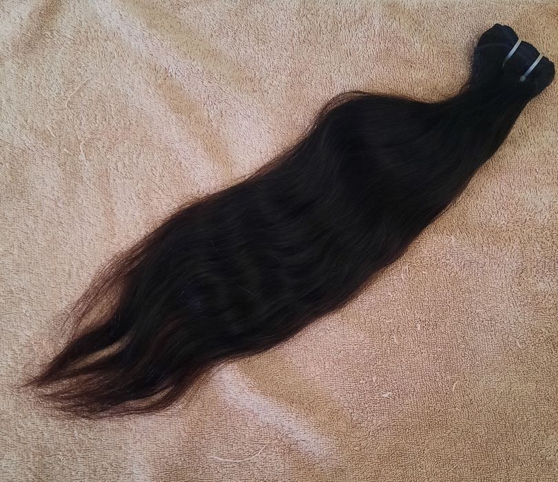 Cabelo humano em tela