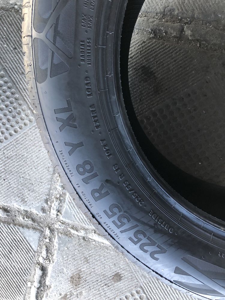 225/55R18-2шт Continental оригинал из Германии 6,5мм в наличие!