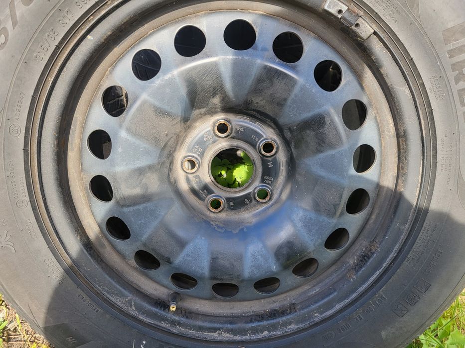 Felgi 17" stalowe z kołpakami VW Tiguan