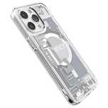 Etui Spigen Ultra Hybrid Mag z MagSafe na iPhone 15 Pro - białe (wzór