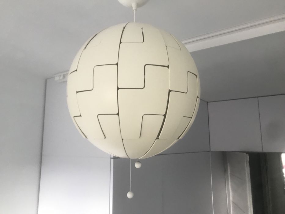 Lampa wisząca ps 2014 ikea biała rozkładana