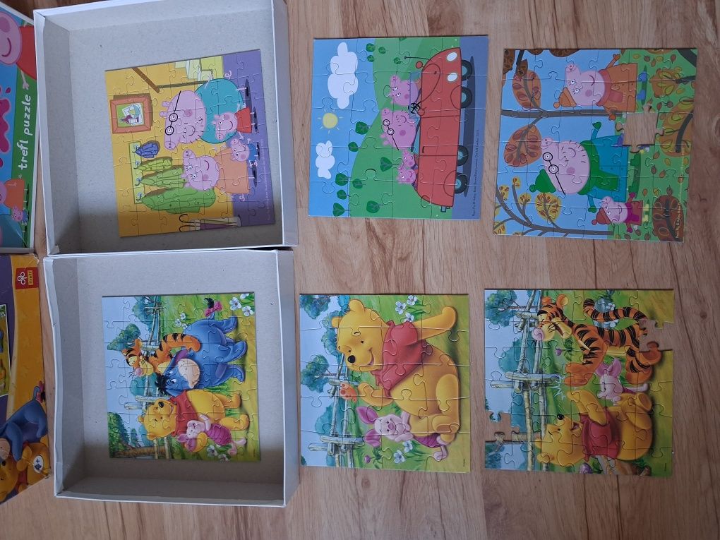 Puzzle do układania 3w1